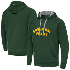 Green Bay Packers Antigua Victory Hoodie Hunter Green