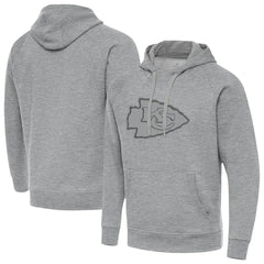 Kansas City Chiefs Antigua Victory Hoodie Heather Gray