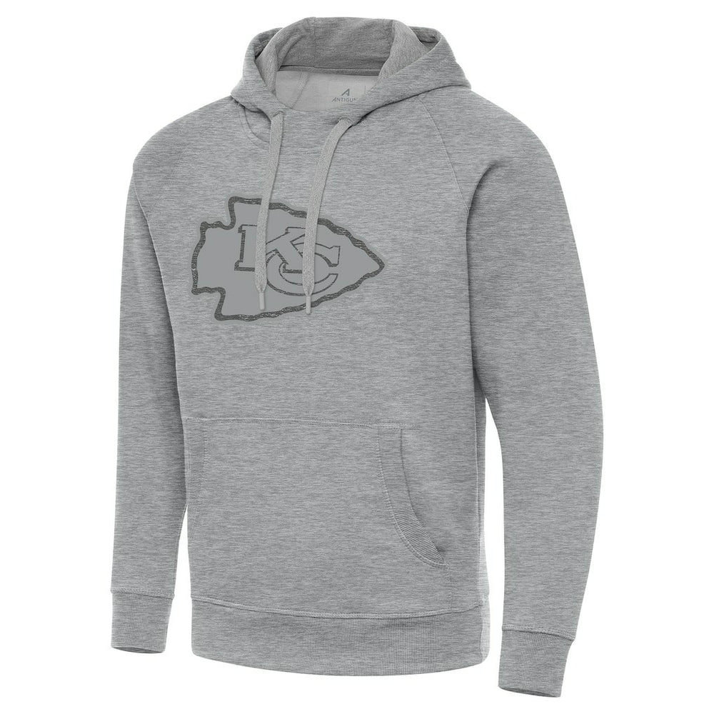 Kansas City Chiefs Antigua Victory Hoodie Heather Gray