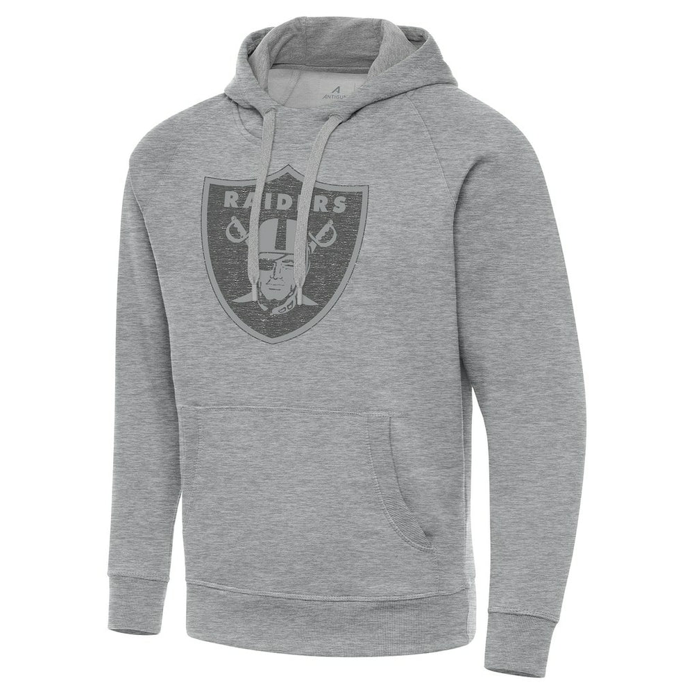 Las Vegas Raiders Antigua Victory Hoodie Heather Gray