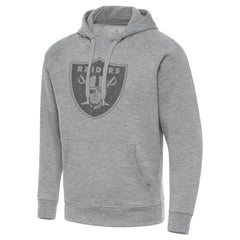 Las Vegas Raiders Antigua Victory Hoodie Heather Gray