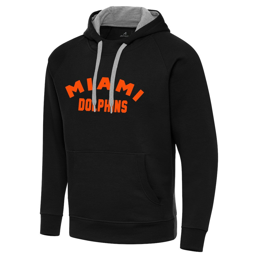Miami Dolphins Antigua Victory Hoodie Black