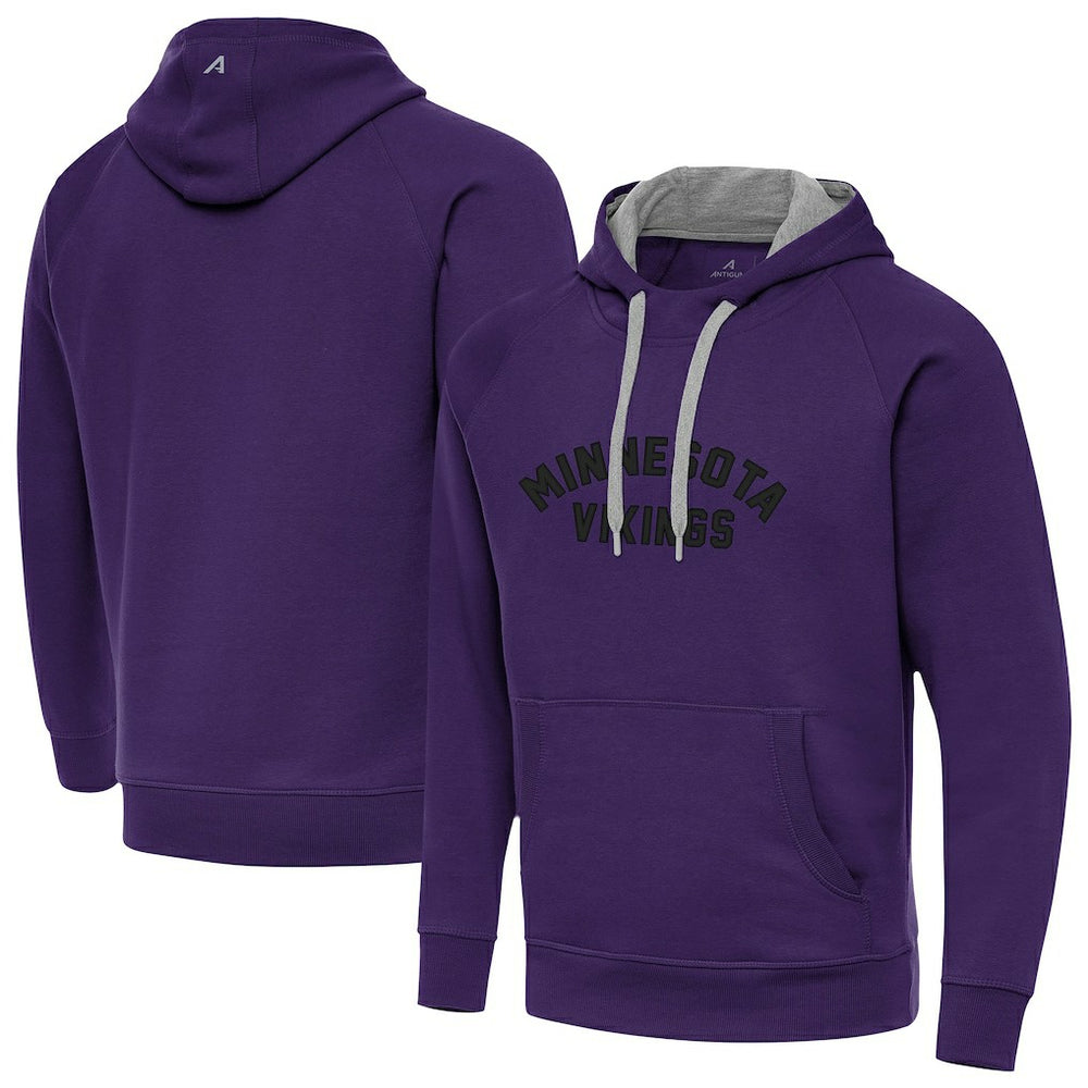 Minnesota Vikings Antigua Victory Hoodie Purple