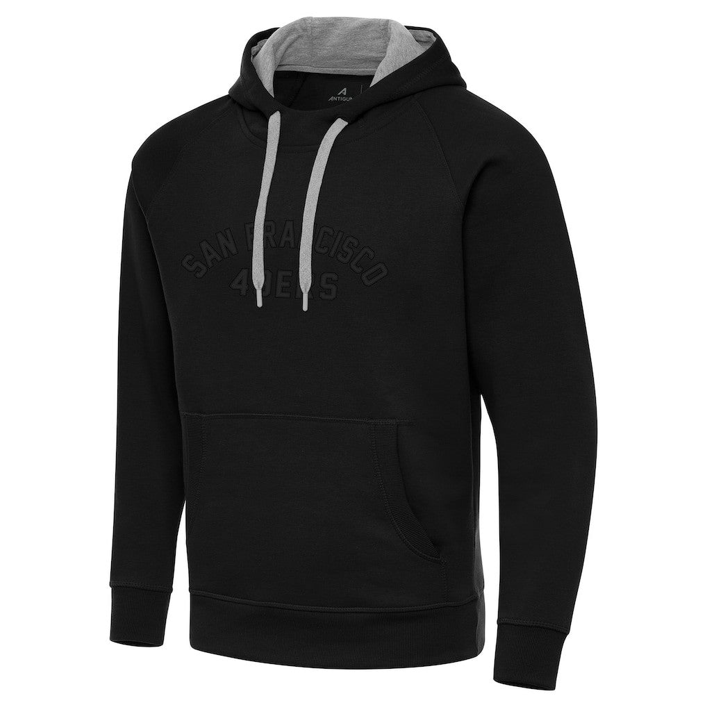 San Francisco 49ers Antigua Victory Hoodie Black