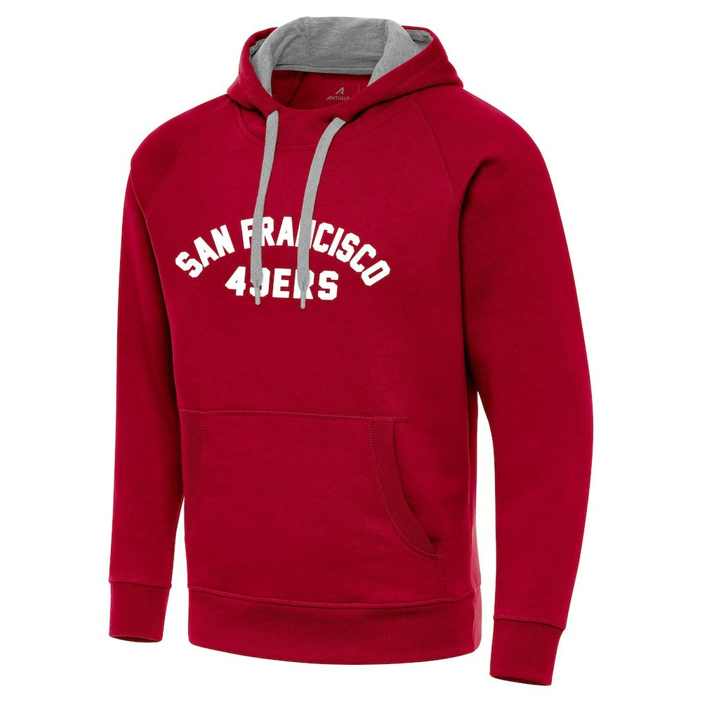 San Francisco 49ers Antigua Victory Hoodie Scarlet