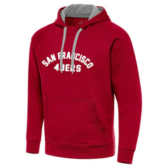 San Francisco 49ers Antigua Victory Hoodie Scarlet