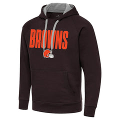 Cleveland Browns Antigua Victory Hoodie Brown