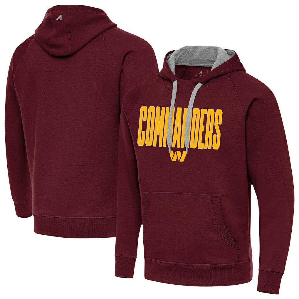 Washington Commanders Antigua Victory Hoodie Burgundy