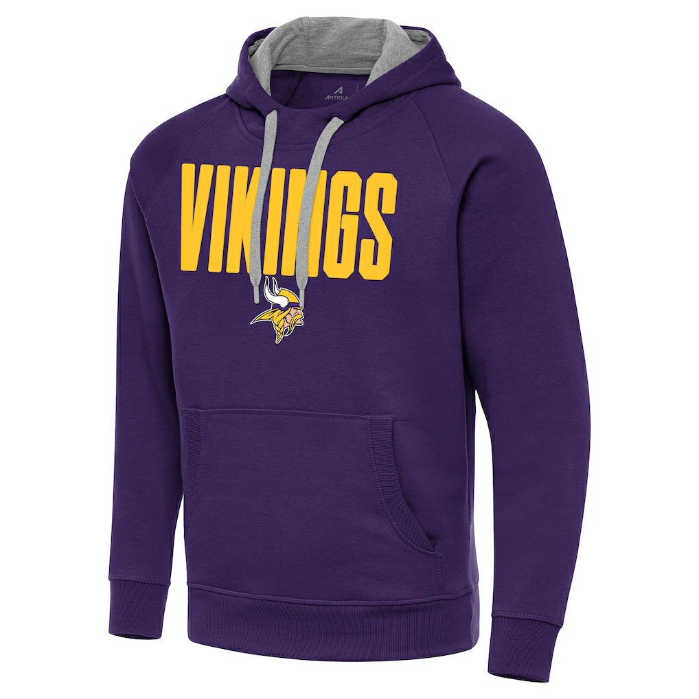 Minnesota Vikings Antigua Victory Hoodie Purple