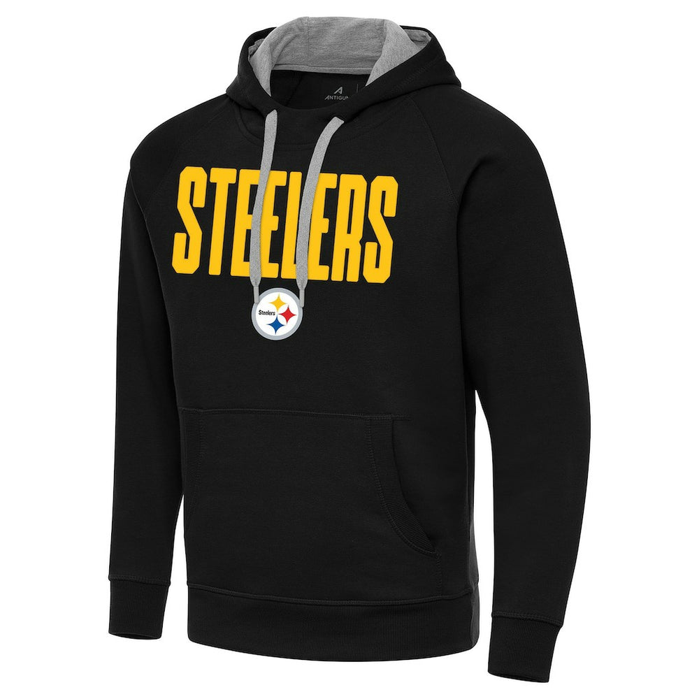 Pittsburgh Steelers Antigua Victory Hoodie Black