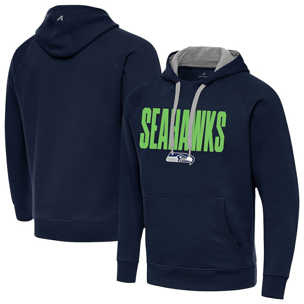 Seattle Seahawks Antigua Victory Hoodie Navy