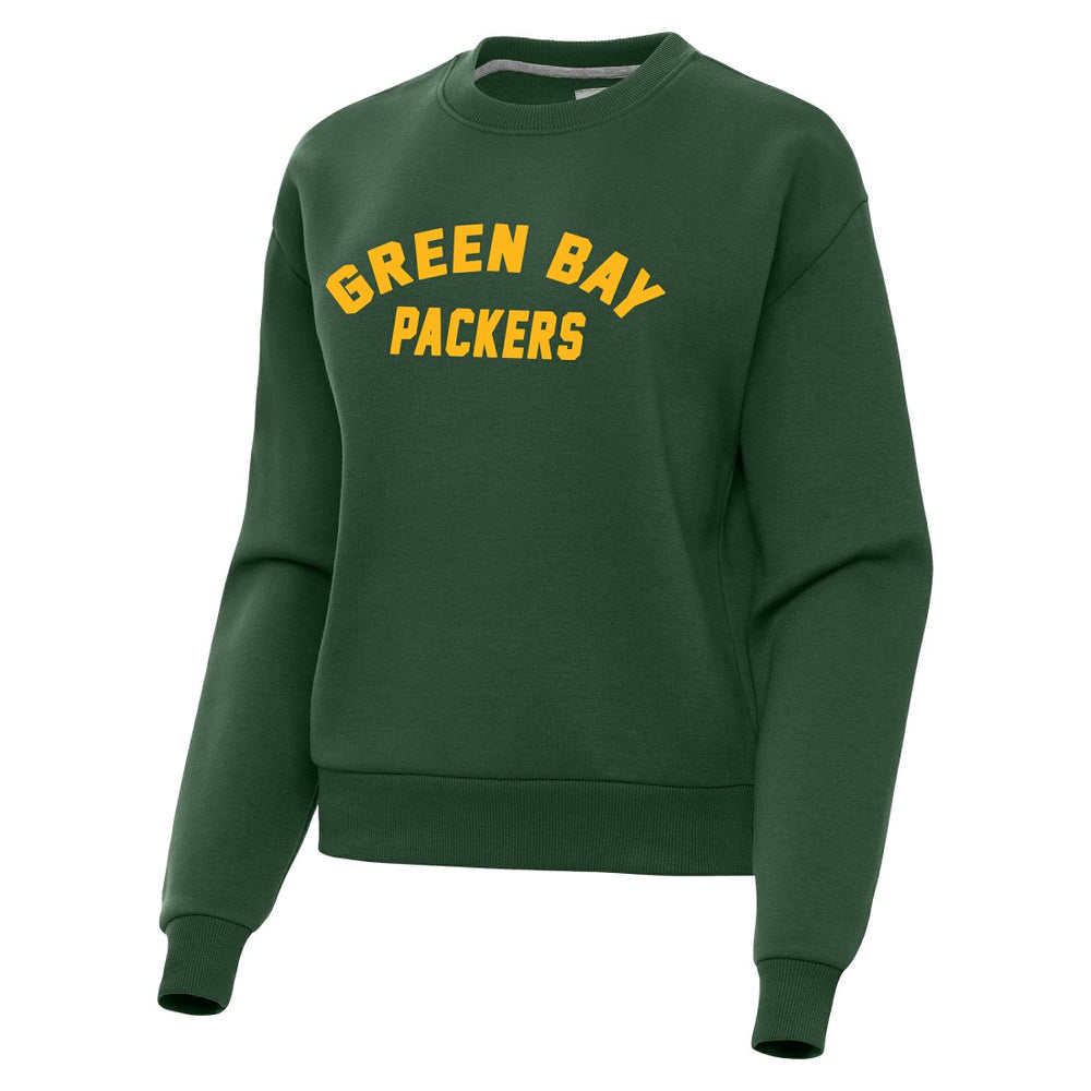 Green Bay Packers Antigua Women's Victory Sweatshirt Hunter Green