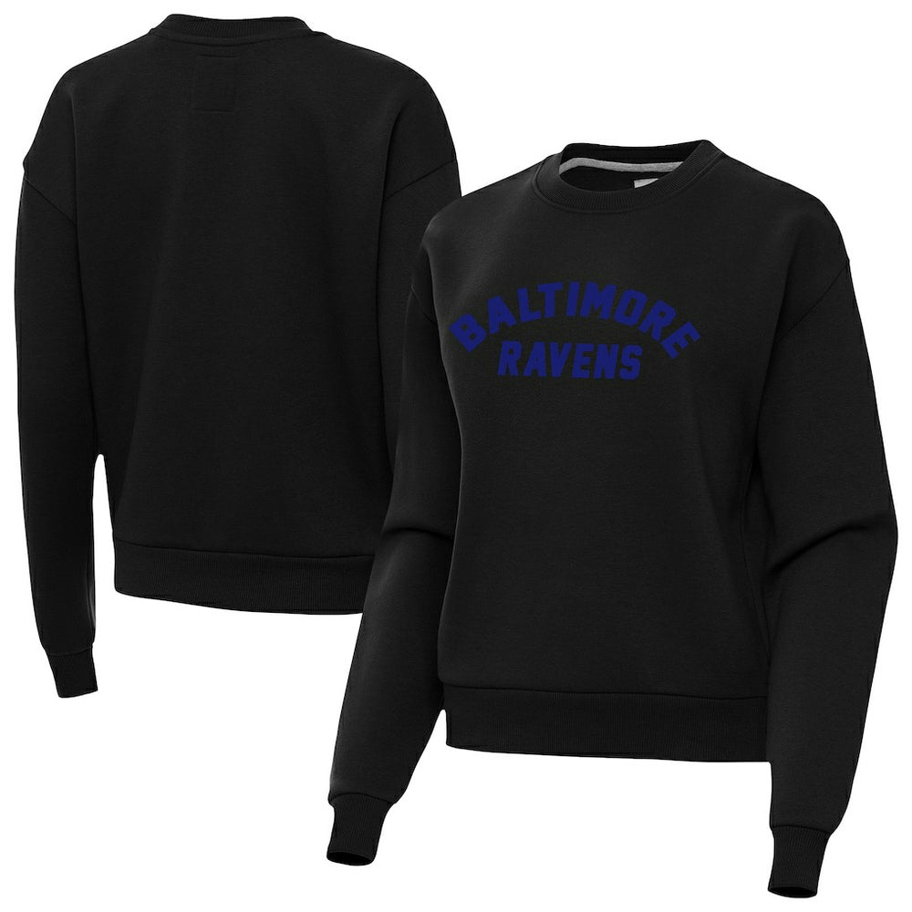 Baltimore Ravens Antigua Women's Victory Sweatshirt Black