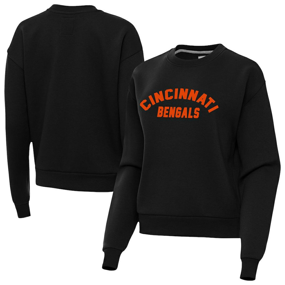 Cincinnati Bengals Antigua Women's Victory Sweatshirt Black