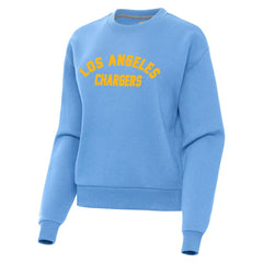Los Angeles Chargers Antigua Women's Victory Sweatshirt Powder Blue