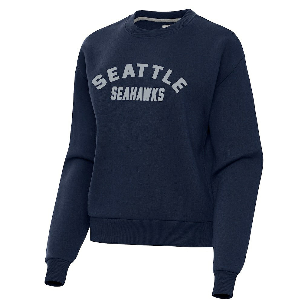 Seattle Seahawks Antigua Women's Victory Sweatshirt Navy