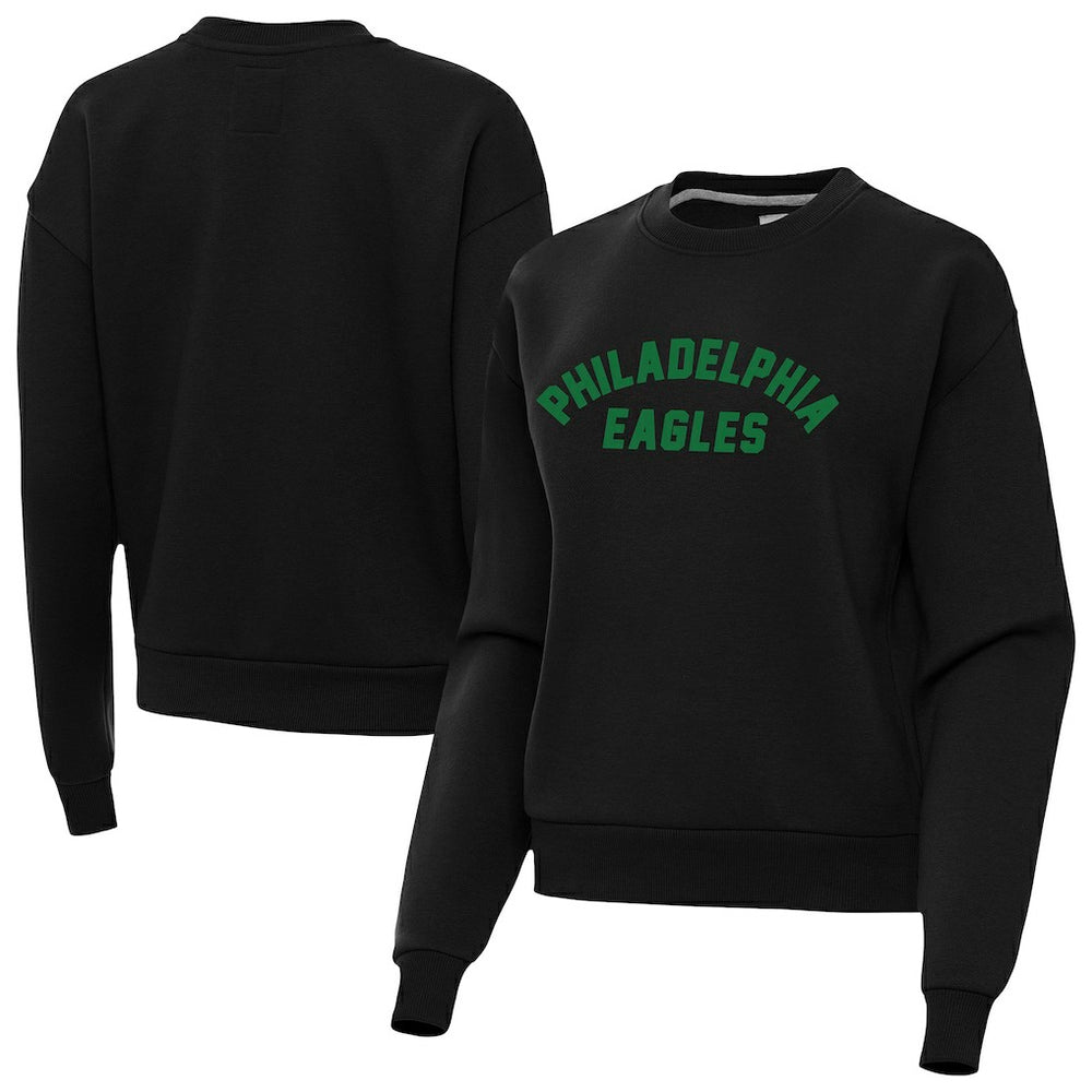Philadelphia Eagles Antigua Women's Victory Sweatshirt Black