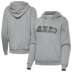 Seattle Seahawks Antigua Women's Victory Hoodie Heather Gray
