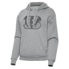 Cincinnati Bengals Antigua Women's Victory Hoodie Heather Gray
