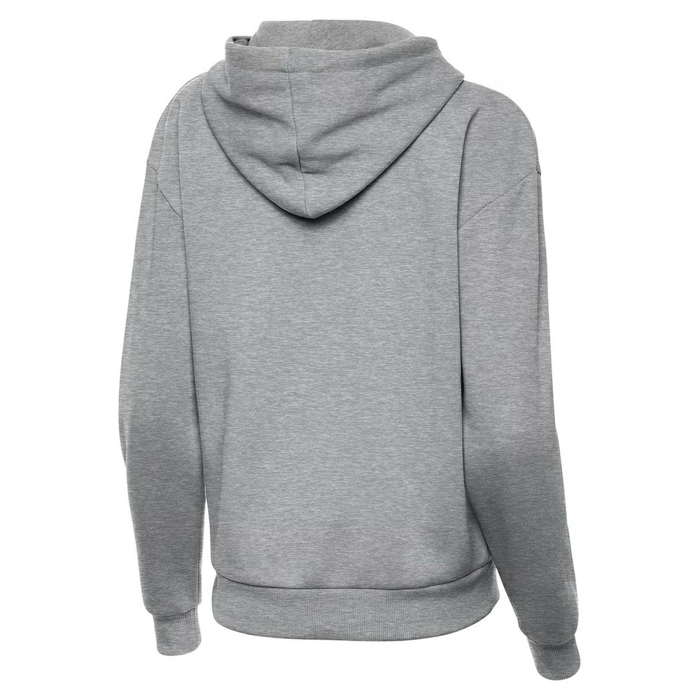 Denver Broncos Antigua Women's Victory Hoodie Heather Gray