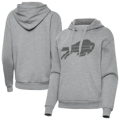 Buffalo Bills Antigua Women's Victory Hoodie Heather Gray
