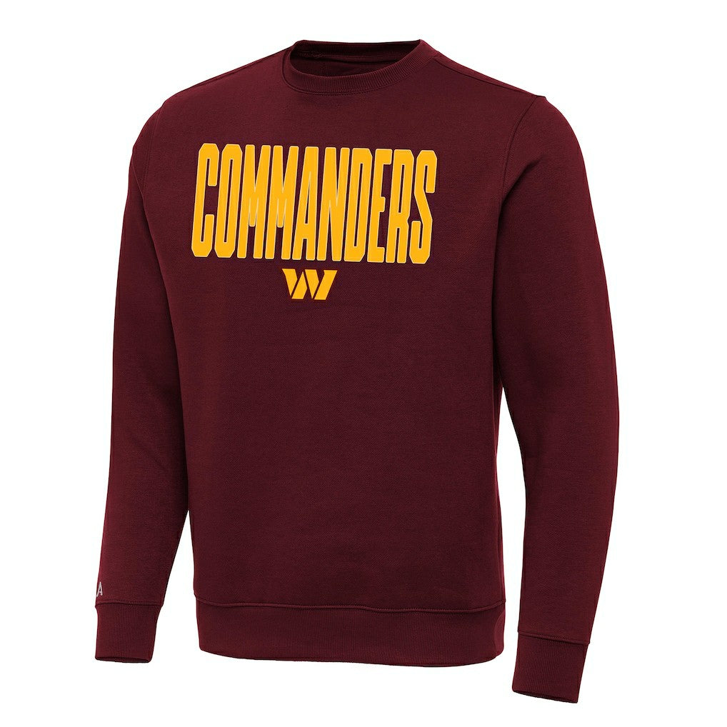 Washington Commanders Antigua Victory Sweatshirt Burgundy