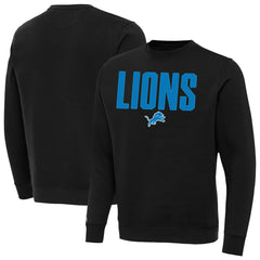 Detroit Lions Antigua Victory Sweatshirt Black