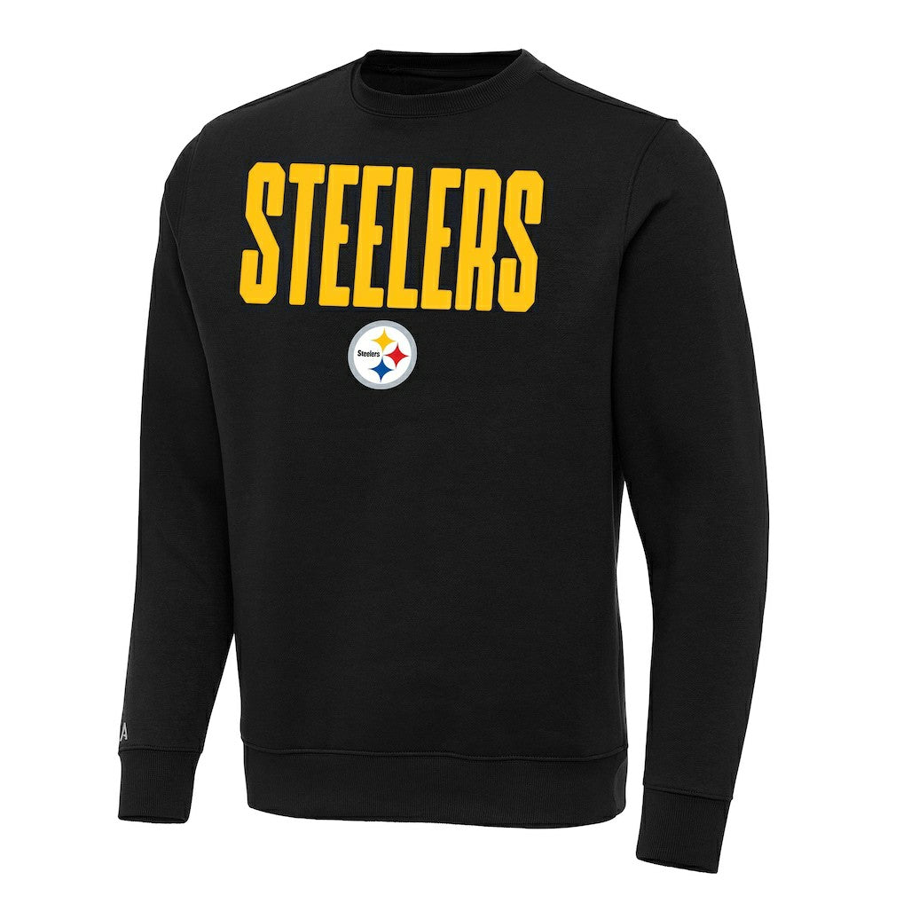 Pittsburgh Steelers Antigua Victory Sweatshirt Black
