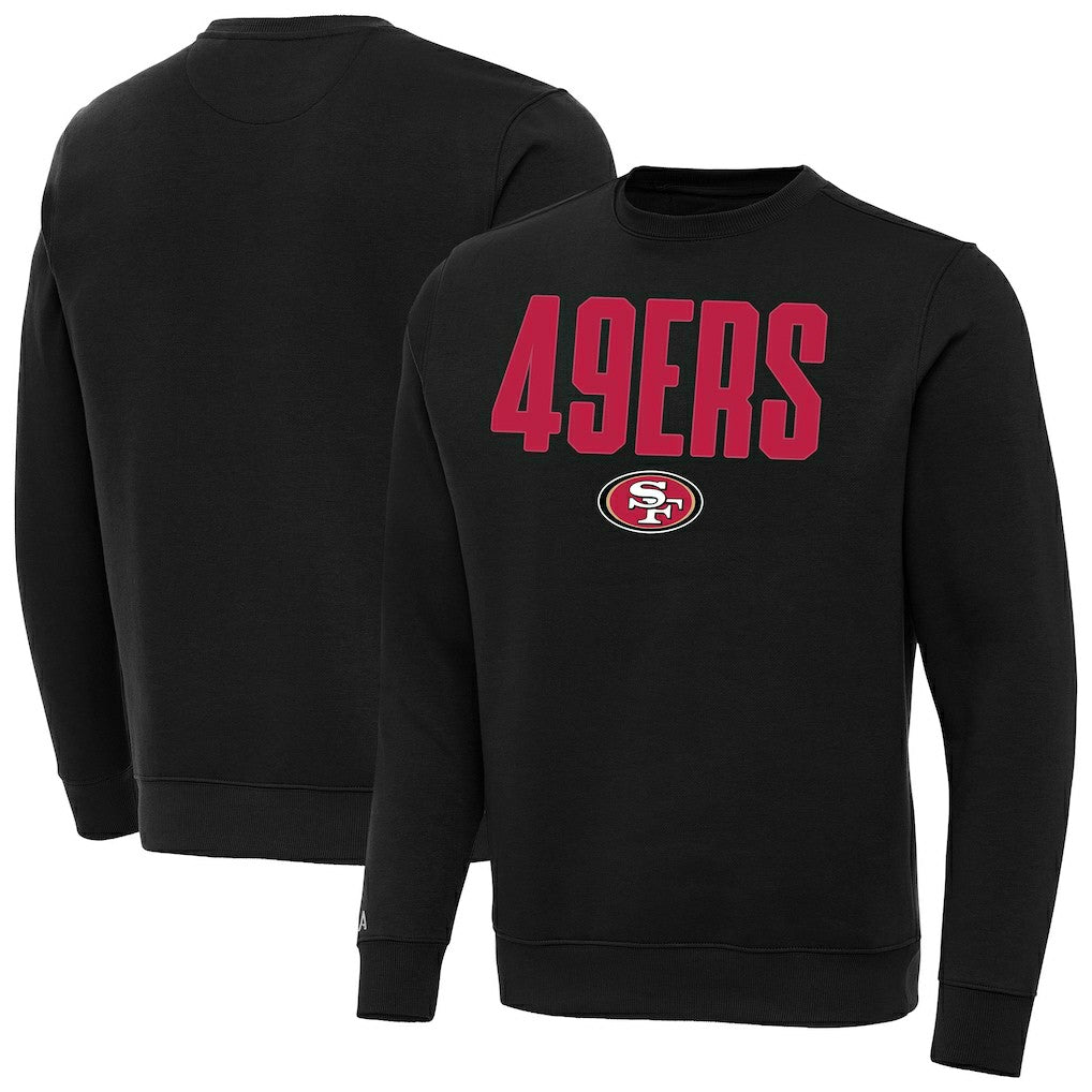 San Francisco 49ers Antigua Victory Sweatshirt Black
