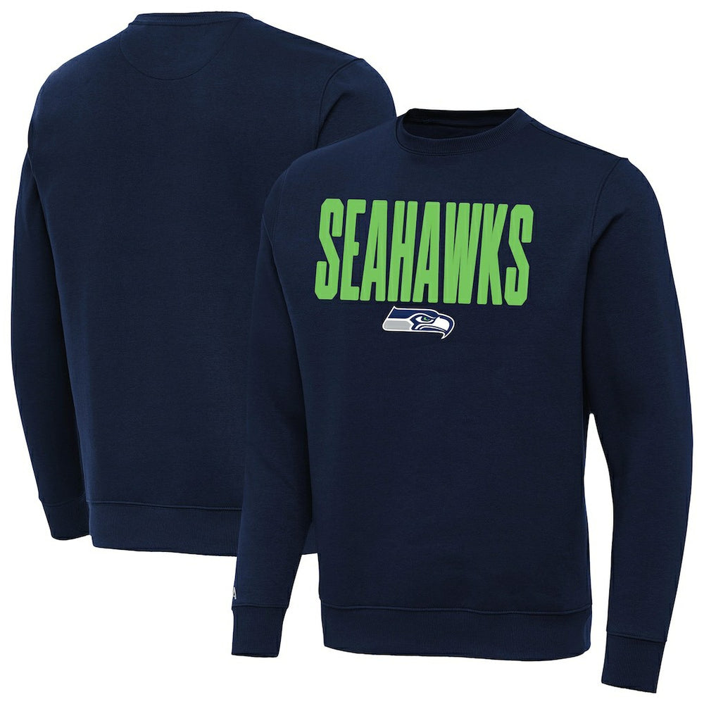 Seattle Seahawks Antigua Victory Sweatshirt Navy