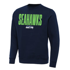 Seattle Seahawks Antigua Victory Sweatshirt Navy