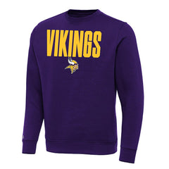 Minnesota Vikings Antigua Victory Sweatshirt Purple