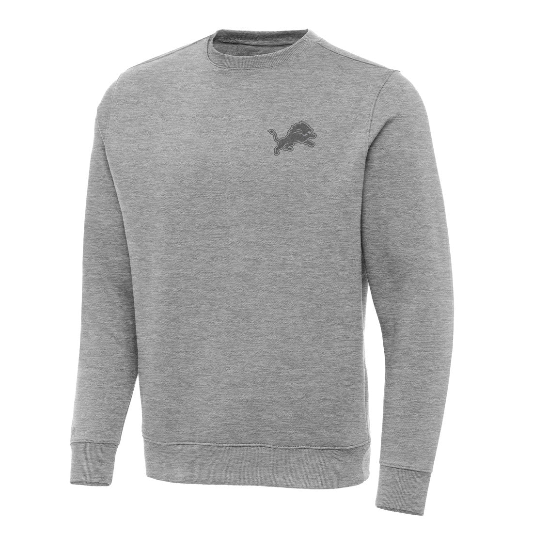 Detroit Lions Antigua Victory Sweatshirt Heather Gray