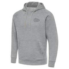 Kansas City Chiefs Antigua Victory Hoodie Heather Gray