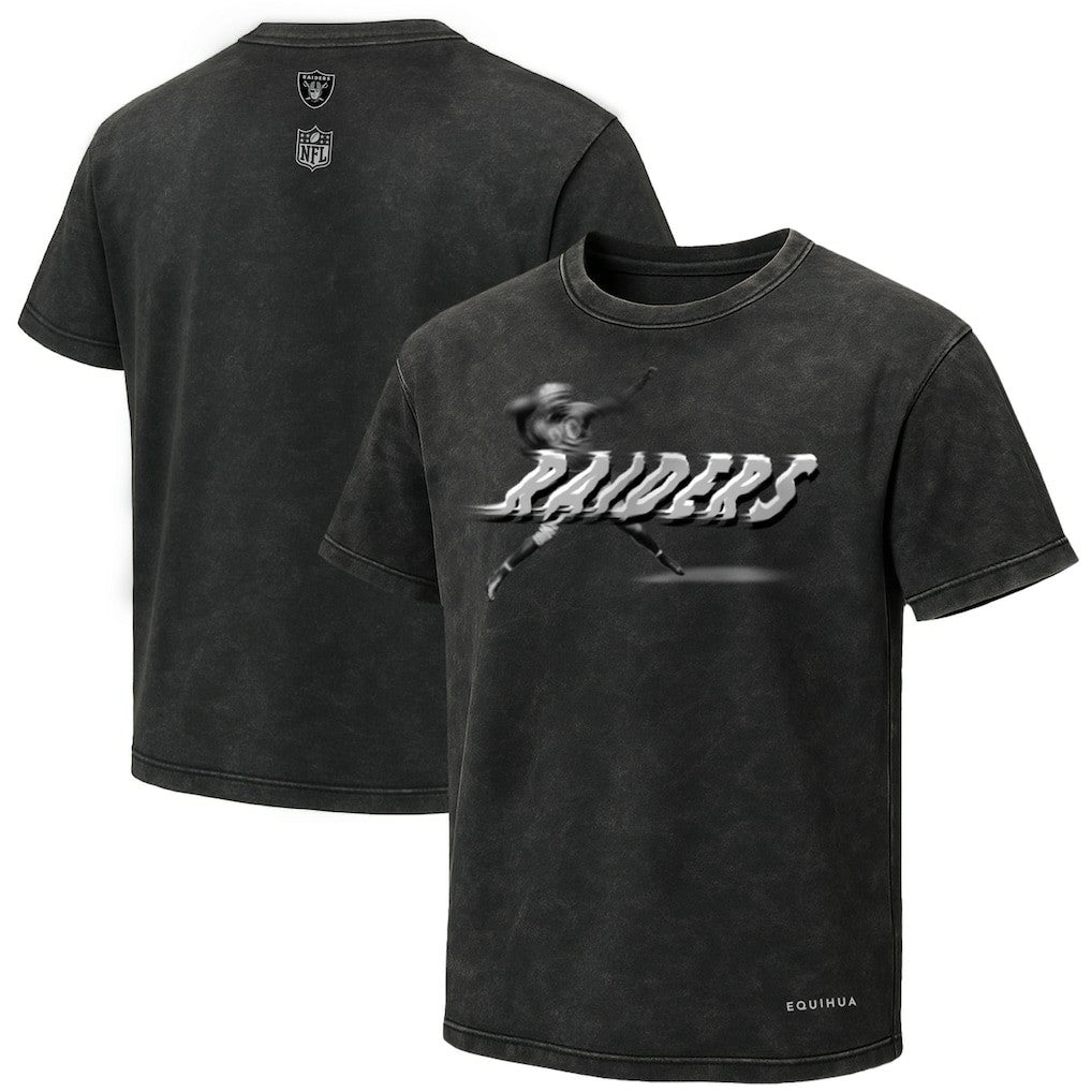 Las Vegas Raiders EQUIHUA Retro T-Shirt Black
