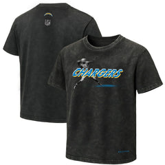 Los Angeles Chargers EQUIHUA Retro T-Shirt Black