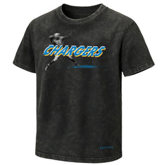 Los Angeles Chargers EQUIHUA Retro T-Shirt Black