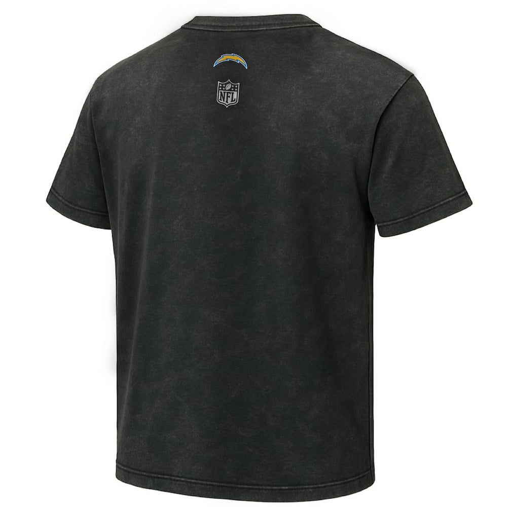 Los Angeles Chargers EQUIHUA Retro T-Shirt Black