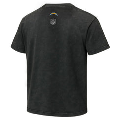 Los Angeles Chargers EQUIHUA Retro T-Shirt Black