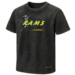Los Angeles Rams EQUIHUA Retro T-Shirt Black