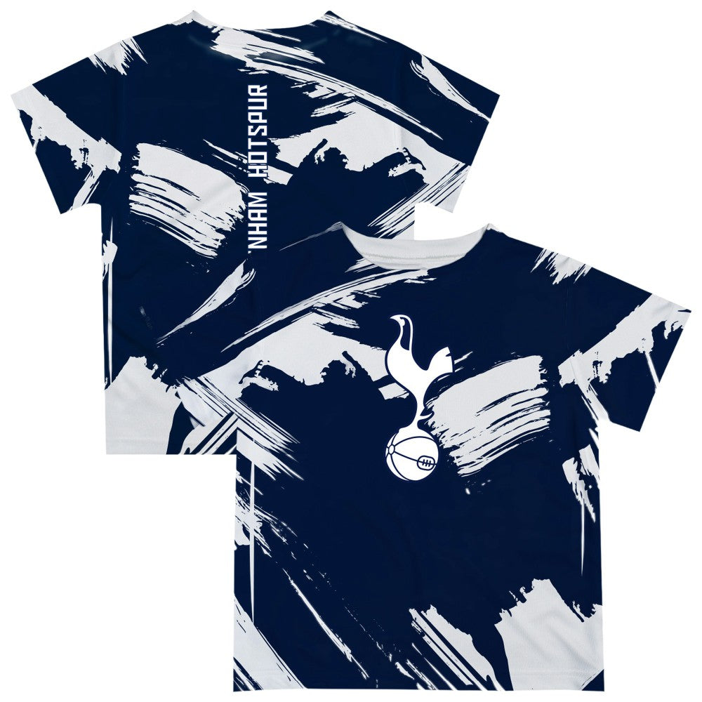 Tottenham Hotspur Vive La Fete Youth Paint Brush T-Shirt Navy sale