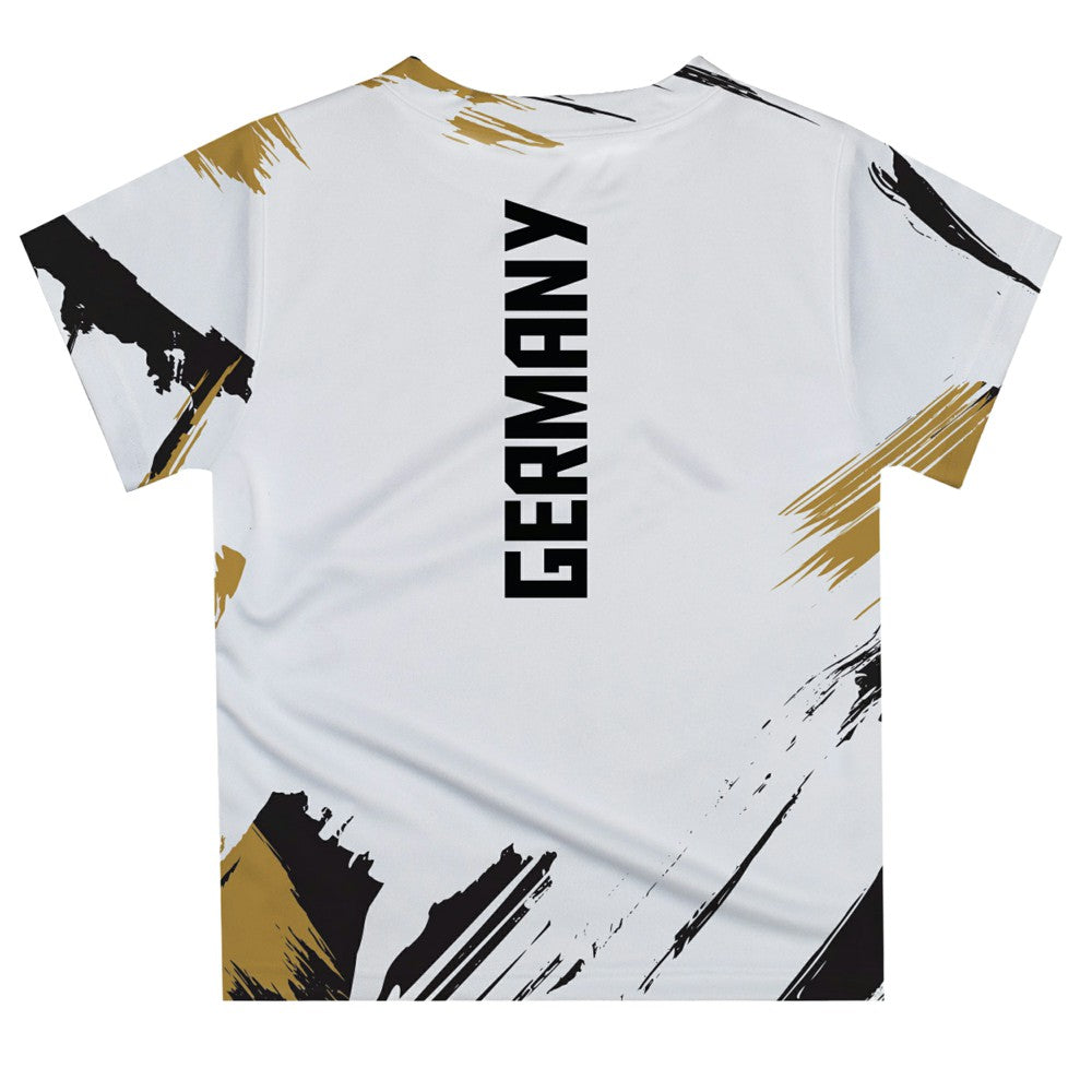 Germany National Team Vive La Fete Youth Paint Brush T-Shirt White