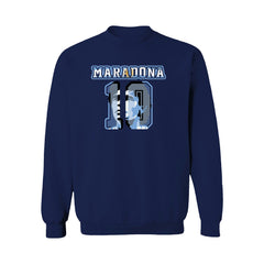 Diego Maradona Argentina National Team Vive La Fete Name & Number Sweatshirt Navy sale