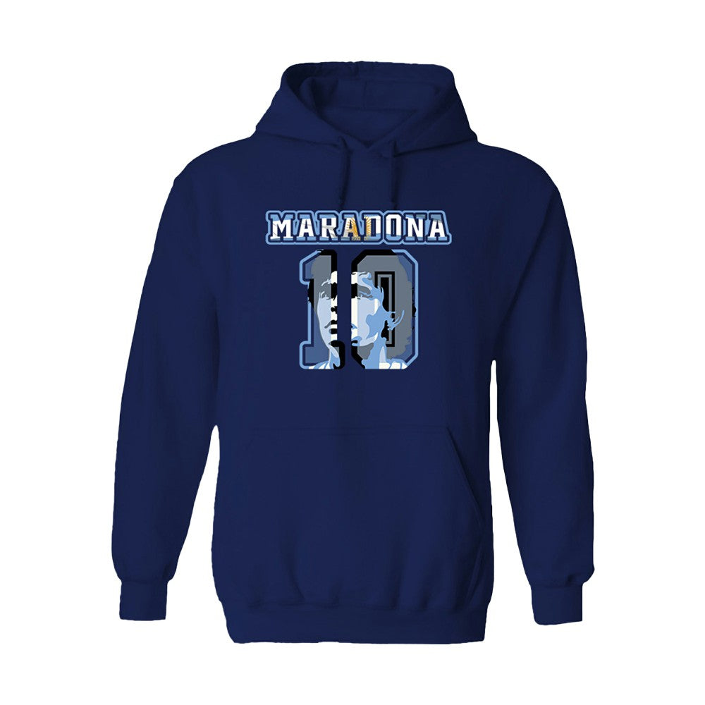 Diego Maradona Argentina National Team Vive La Fete Name & Number Hoodie Navy sale
