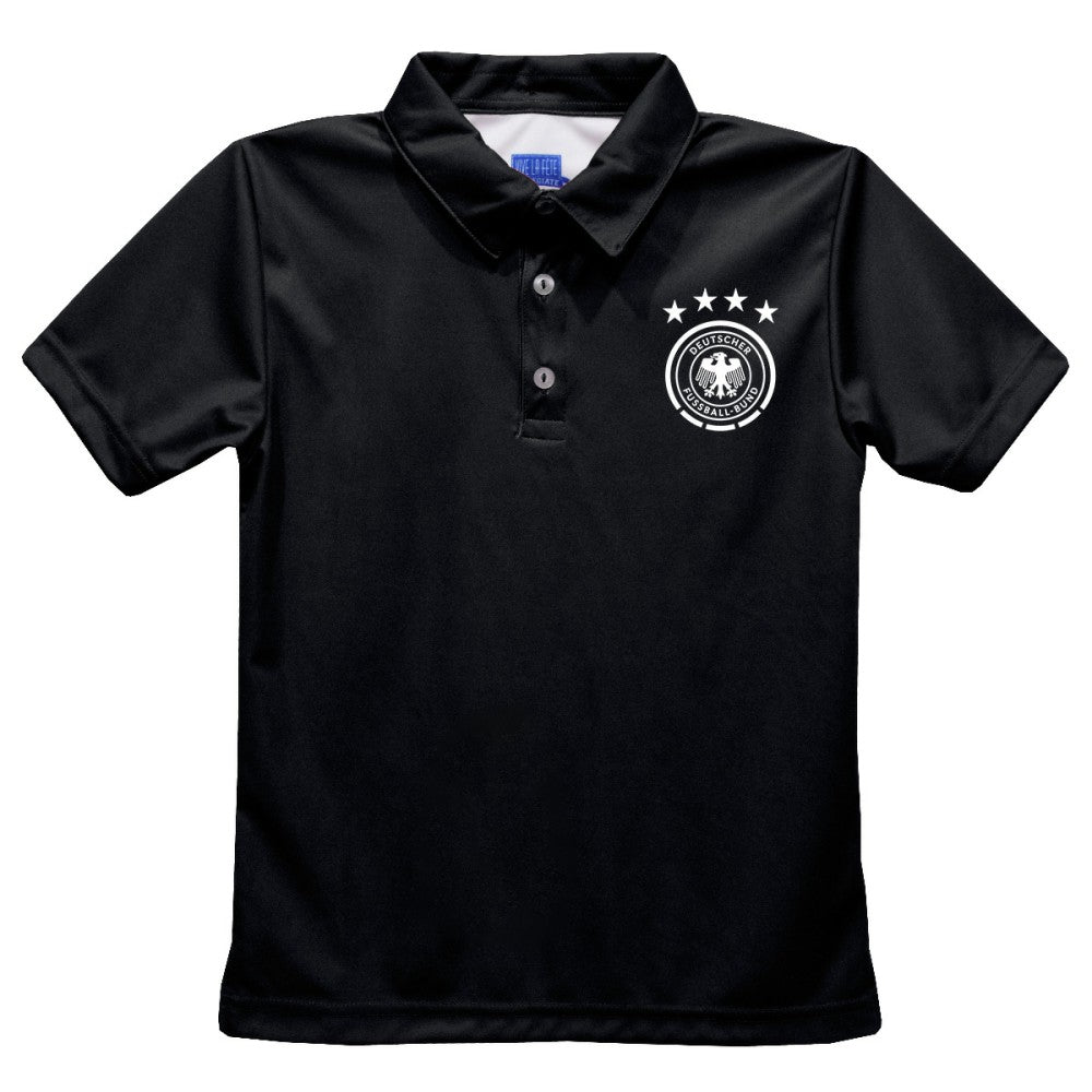 Germany National Team Vive La Fete Youth Solid Polo Black