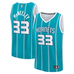 Liam McNeeley Charlotte Hornets Fast Break Replica Jersey Teal Icon Edition