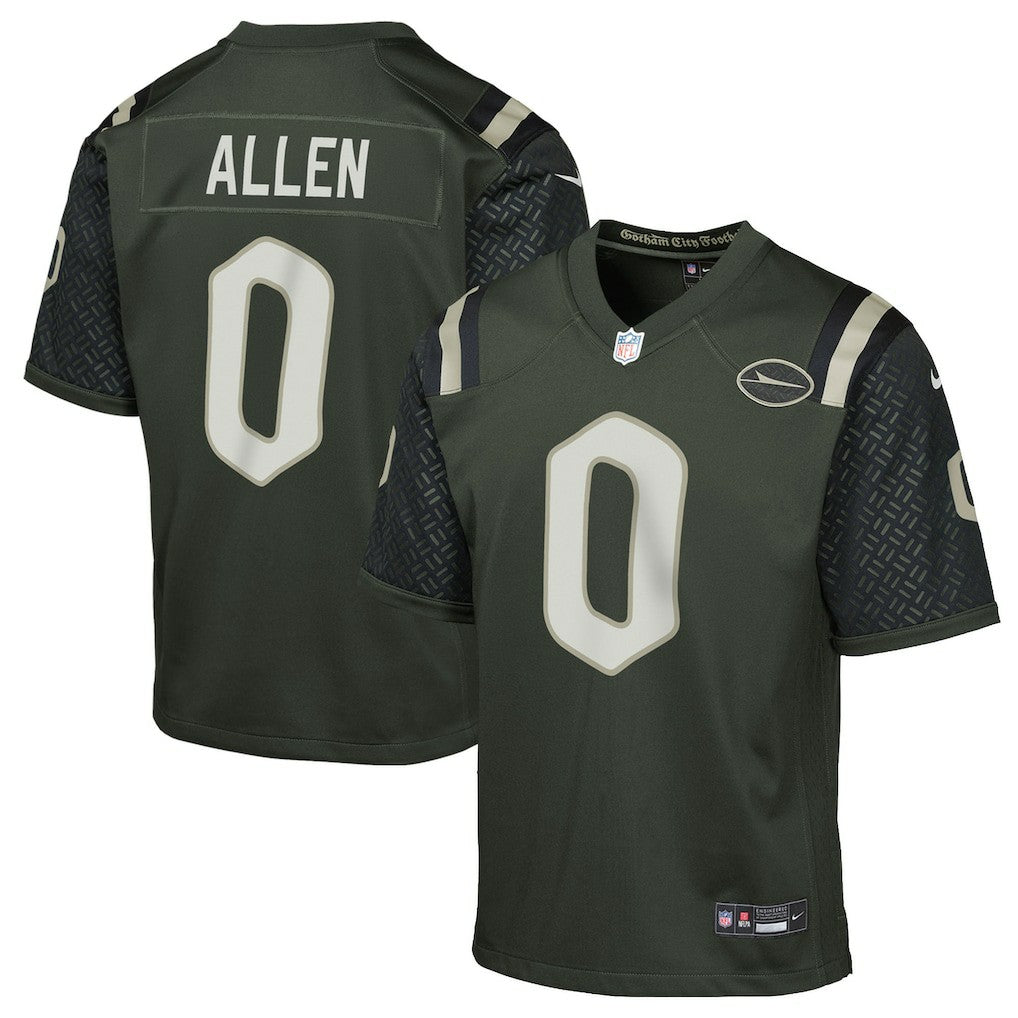 Braelon Allen New York Jets Youth 2025 Rivalries Collection Game Jersey Gotham Green