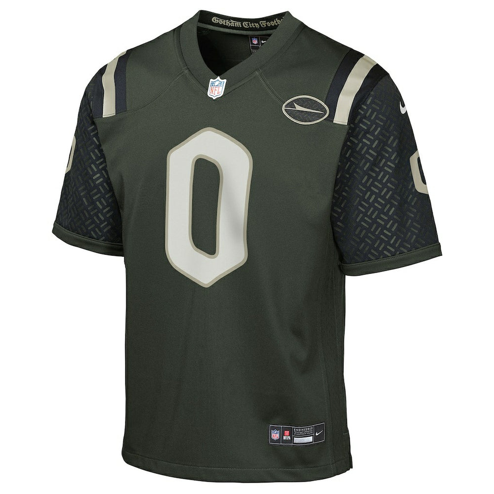 Braelon Allen New York Jets Youth 2025 Rivalries Collection Game Jersey Gotham Green