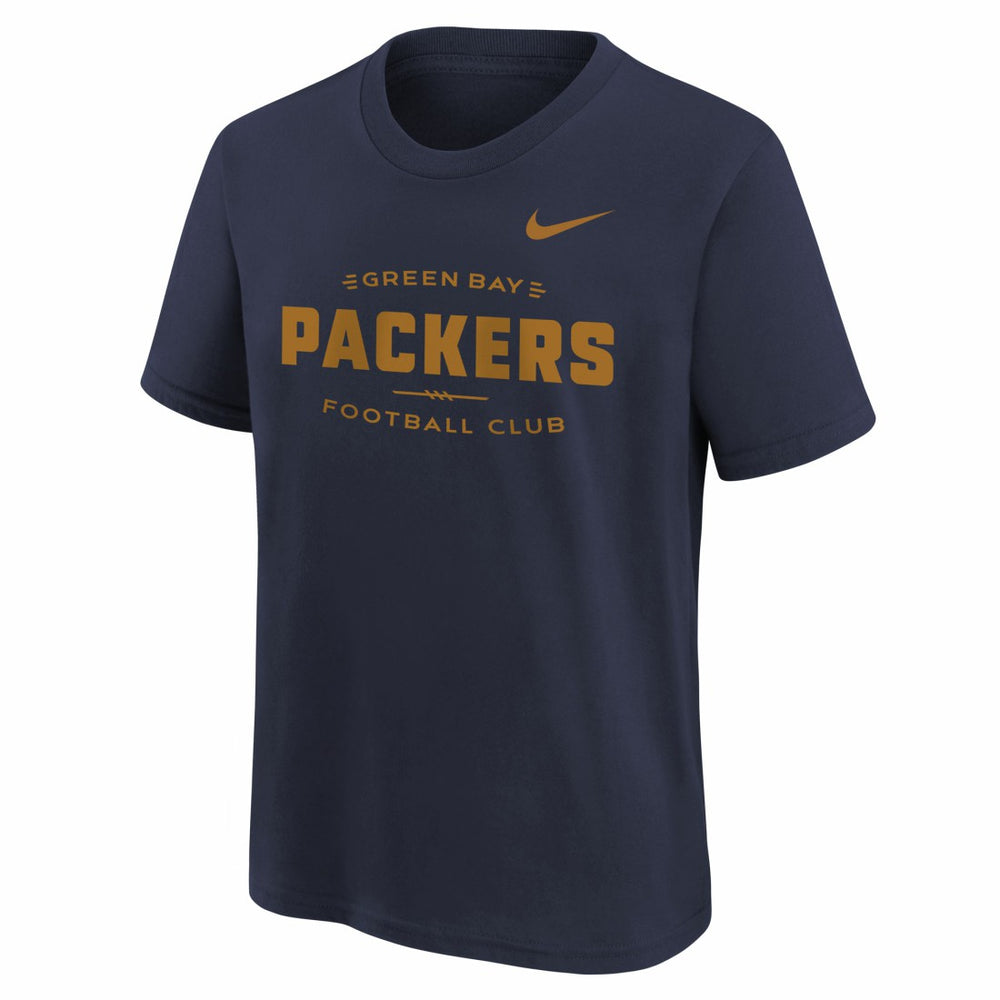 Green Bay Packers Youth Sideline Alt Pack T-Shirt Navy