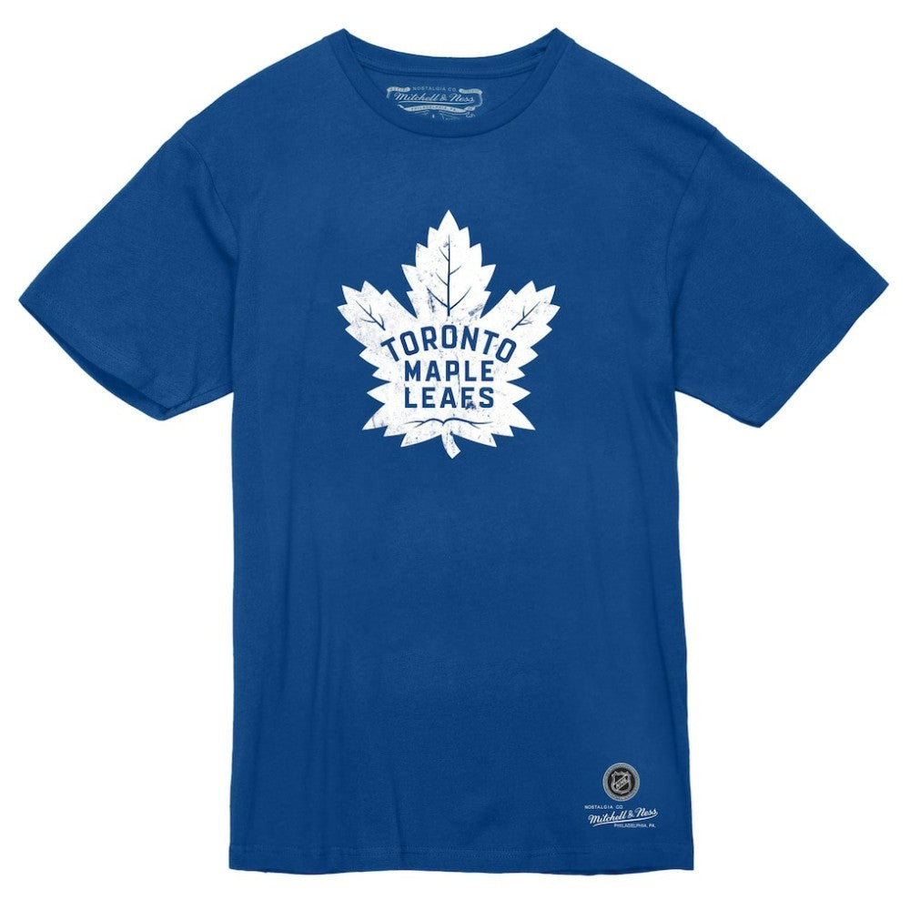 NHL Toronto Maple Leafs Mitchell & Ness Heritage T-Shirt - Blue